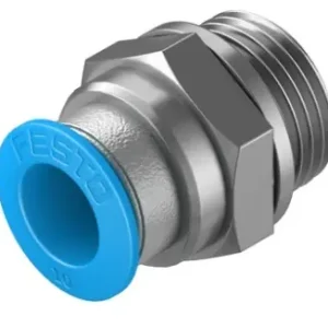 Oryginalny Złączka wtykowa prosta QS-G3/8-8 FESTO